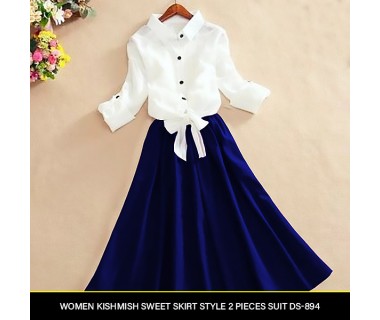 Women Kishmish Sweet Skirt Style 2 Pieces Suit DS-894 Women Kishmish Sweet Skirt Style 2 Pieces Suit DS-894